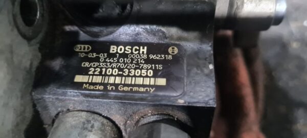 Pompa injectie inalta presiune 0445010214 / 22100-33050 Toyota Yaris 1.4 Diesel 2005-2011 - imagine 3