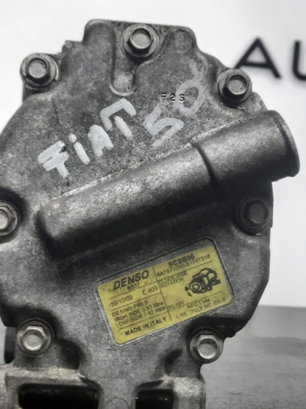 Compresor AC Fiat 500 1.2/1.4 Benzina 2008-2015 5a7875200 / 51747318 - imagine 4
