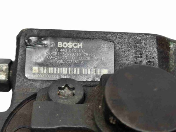 Pompa injectie inalta presiune BOSCH Peugeot 307 1.6 HDI 9683703780 / 0445010102 - imagine 3